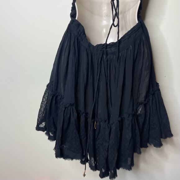 Free People 100 Degree Mini Dress Black Womens M NEW - Picture 5 of 10